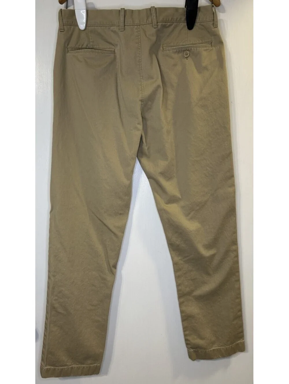 J Crew The Sutton 33X32 Tan Men's Chino Pants Flat Front Casual